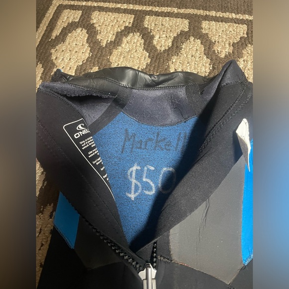 O’Neill 3/2MM Youth Size 4 Back Zip Full Wetsuit - Picture 7 of 8